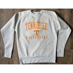 Knights Apparel Gray and Orange Crewneck Sweater